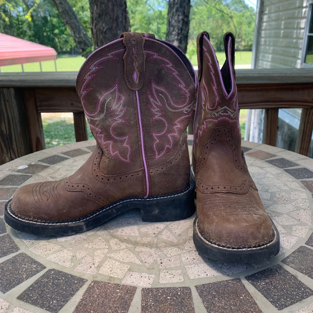 Justin work boots